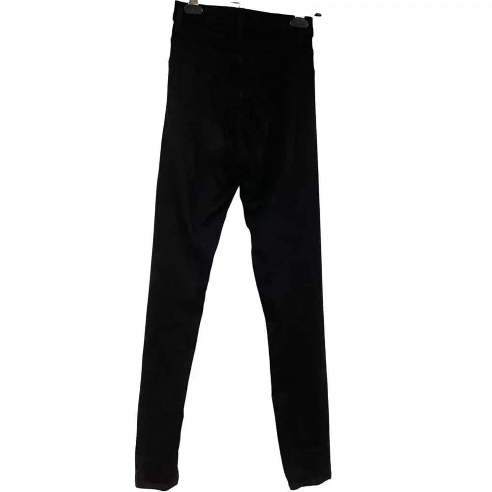 Reformation Black Womens High Rose Stretch Jeggings Leggings 24 Skinny Jeans